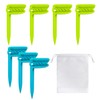 BEIIEB 7 Pack Towel Clips with 1 Organizer Bag, Beach