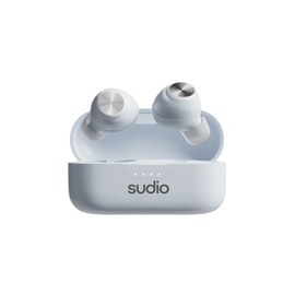SUDIO T3 T3 Wireless Earphones, In-Ear Type, ENC Noise Cancelling, Bluetooth 5.4, Microphone Included, iOS and Android, IPX4 Level, Waterproof Design, Genuine Japanese Product, Blue