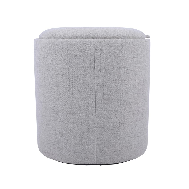 Techni Home Storage Ottoman with Reversible Tray Top, Natural