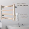 Premium Energy Efficient Warmth 4 Bar Wall Mounted Electric Heated