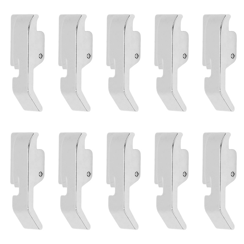 10Pcs Zipper Foot Stainless Steel Multifunctional Strong Practical Sewing Machine