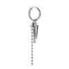 Tete Earrings Fake Earrings Chain Spike BTS Style Single Ear