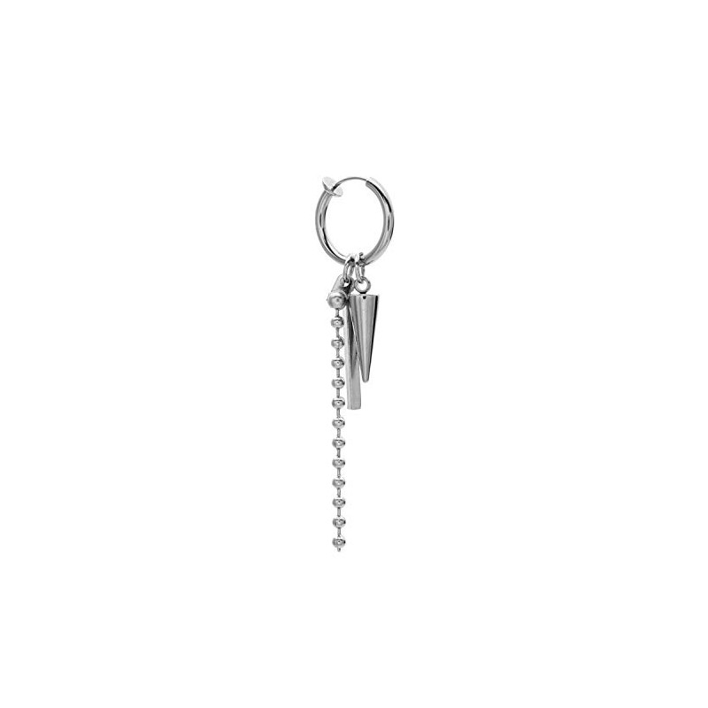 Tete Earrings Fake Earrings Chain Spike BTS Style Single Ear