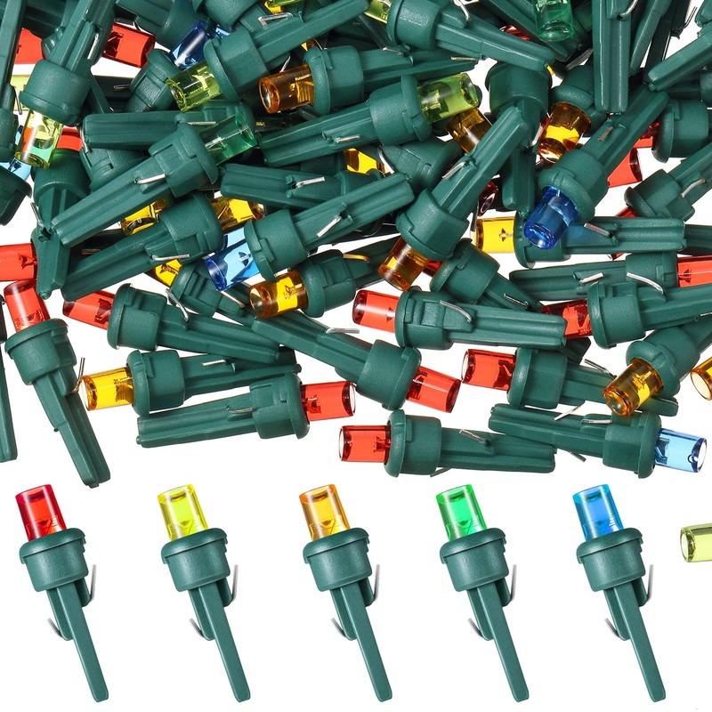 Honoson 180 Count 5 mm Winter LED Replacement Bulbs Bulk
