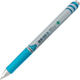 Pentel EnerGel 0.7 mm Liquid Gel Ink Pens - Pack of 5 Sky Blue Deluxe RTX Energel Pens with 3 Refills