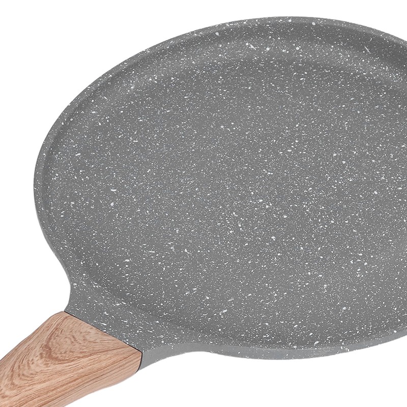 Frying Pan with Magnetic Base Rapid Heat Conduction Prevents Stick