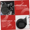 Sosoport 2pcs Dual and Single Tone Electronic Horns for Cars