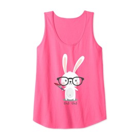 Psycho Bunny Rabbit Tho Vietnamese Nerd Tank Top, pink