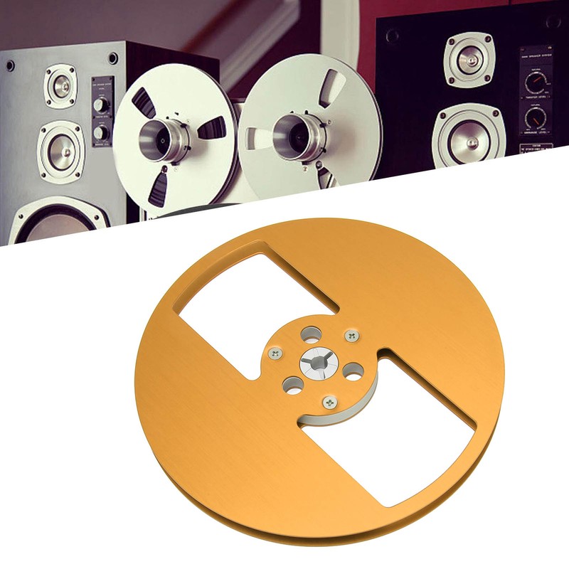 1/4 7 Inch Empty Tape Reel Aluminum Alloy 2 Holes
