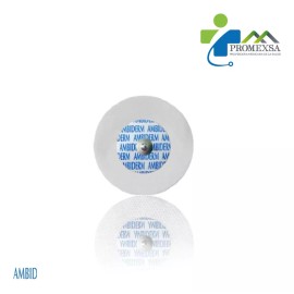 Ambiderm Electrodo Redondo Monitoreo Cardiaco Ecg T715 50pz