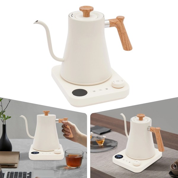 Unbranded Tabletop Electric Gooseneck Kettle 1200W Electric Tea Kettle w/