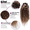 DÉBUT Synthetic Water Wave Hair 8 Bundles with Lace Part