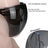 Pack of 4 Face Protection with Glasses Frame, Full Face