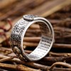 YGLINE Adjustable FENG Shui PIXIU MANI Mantra Protection Wealth Ring,