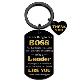 Ibiwe Best Office Keychain for Boss Lady Gifts for Women Female Coworkers Funny Bosses Appreciation Gift Thank You Birthday Manager Employee Going Away Gift Retirement Chaos Coordinator