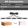 LED Front Grill Lights for Ford Escape Accessories 2022 2021