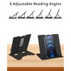 MSDADA Small Desk Book Stand Metal Reading Rest Book Holder