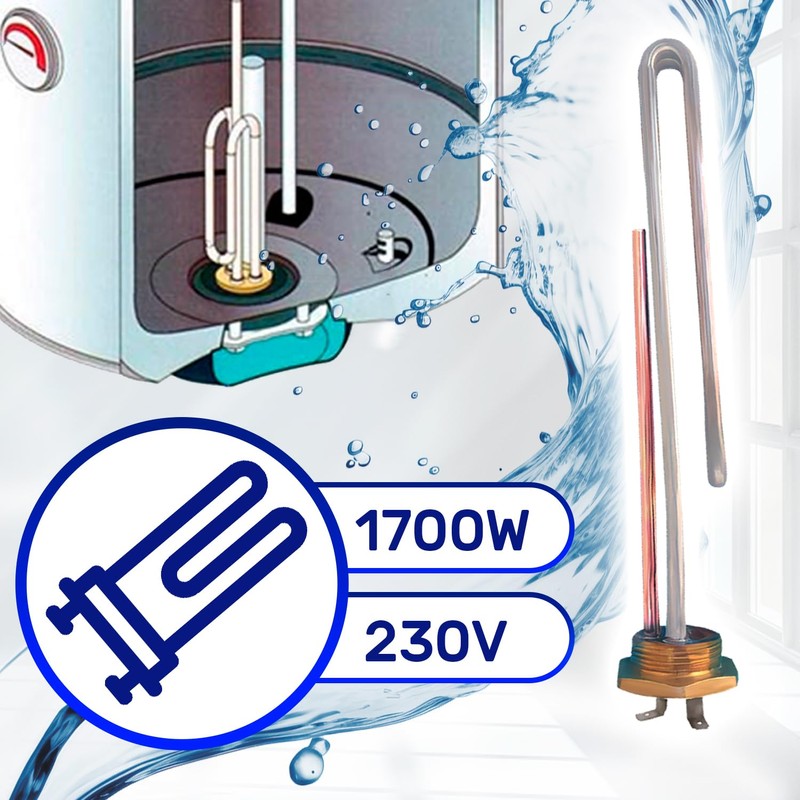 Heating Rod Resistor for Boilers 230 V 1700 W with