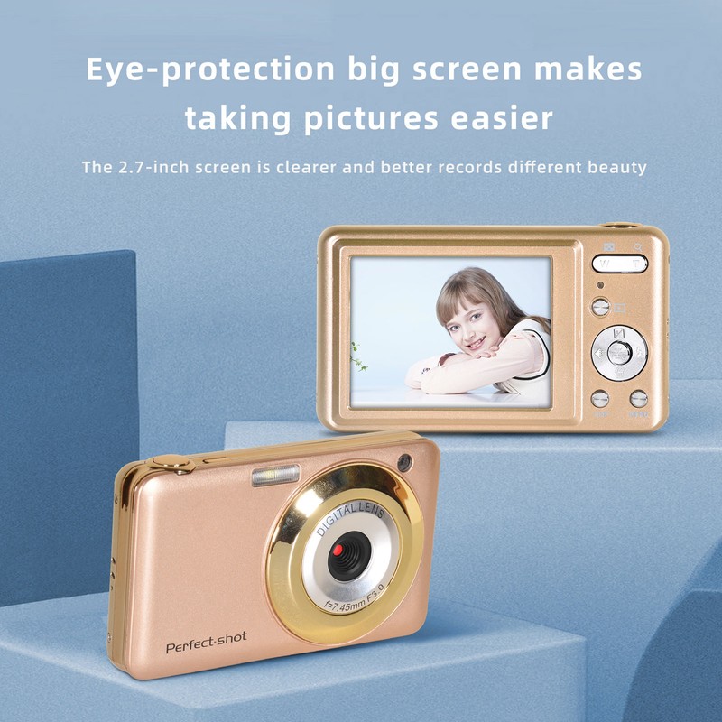 Digital Camera 2.7in 48MP 8X Digital Zoom USB Anti Shake