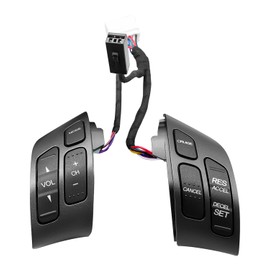 TIKSCIENCE Steering Wheel Cruise Control Switch Replace 35880-SDB-A21 35880-SDB-A01ZA Fit for Honda Accord w/o Navigation 2005-2007 EX Sedan 2003-2005, Mounted Volume Cruise Switch Button