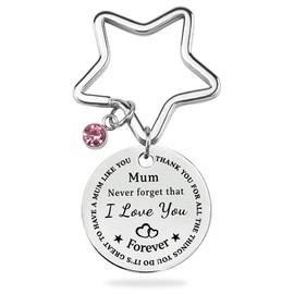 WJRQD Mother's Day Gift Keyring Gifts for Mum, Birthday Gift for Mum, Gifts for Women, Girlfriend, Gifts for Mum