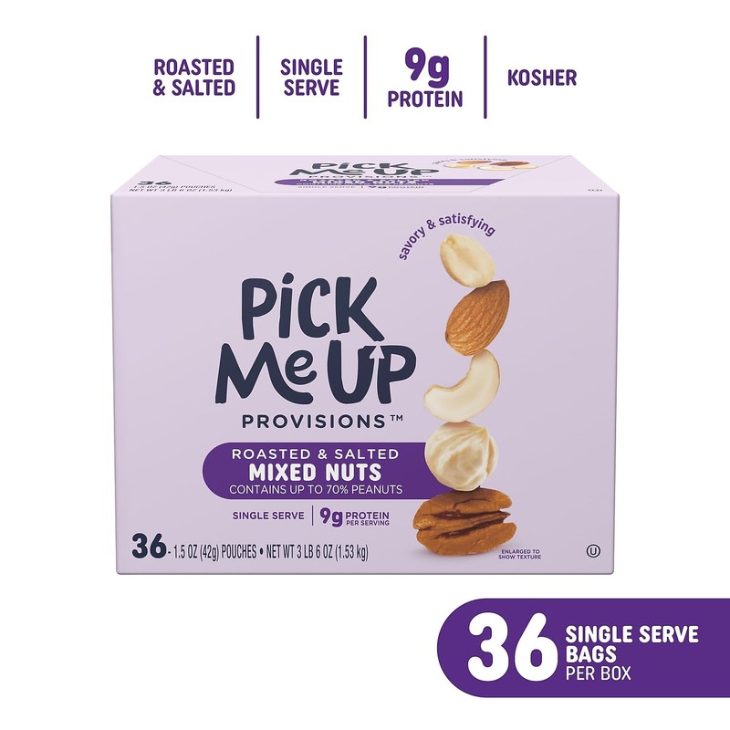 Staples Pick Me Up Provisions Roasted & Salted Mixed Nuts,