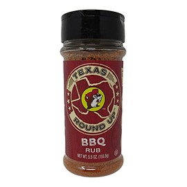 Buc-ee's Texas Round Up BBQ Rub, Gluten Free, One 5.5 Ounce Shaker Bottle