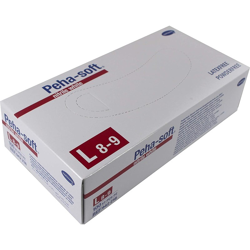 Glove Nitrile peha Soft Blan 8 – 9 g 100U