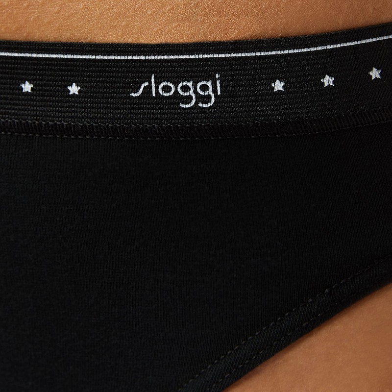 Sloggi Women's Briefs (Pack of 3), black