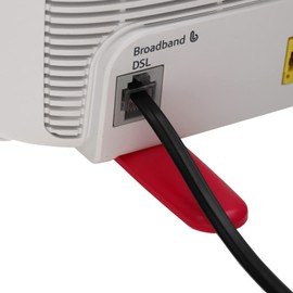 kenable ADSL Broadband Modem Cable RJ11 to RJ11 Phone Socket to Router Black 0.5m 50cm