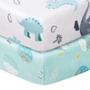 Baby Crib Sheets (2-Pack) for Boys Girls, Soft Fitted Sheets