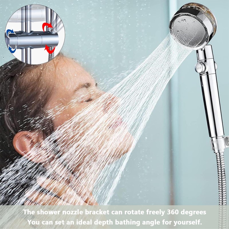 Shower Head Holder, 18-25 mm Adjustable Shower Head Holder, Detachable