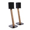 EXIMUS One Pair Fixed Height Universal Speaker Floor Stands -