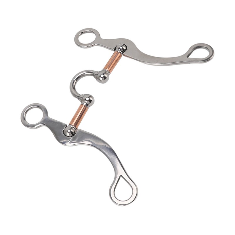 Horse Snaffle Bit Stainless Steel Rose Gold Plated Horse Gag