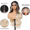 FABÉLLE Soft Blonde Lace Wig 20 Inch with Waves Baby