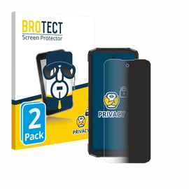 BROTECT Anti-Spy Privacy Screen Protector for Doogee Fire 6 Power Privacy Screen Protector [Screen Protector, Privacy Screen, Blue Light Filter] (Pack of 2)