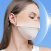 Women's Golf Sports UV Sun Protection Face Mask 01 UV Mask - Light Peach 10ea