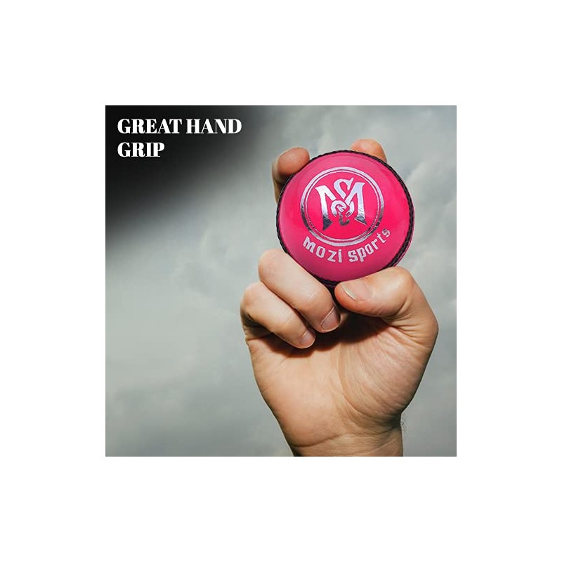 Mozi Sports® Youth Junior Cricket Ball Leather School Club Balls