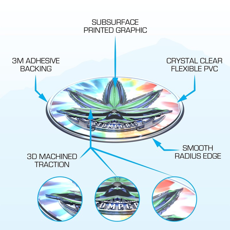 STOMPGRIP Premium Snowboard Stomp Pad | Sweet Leaf | Vice