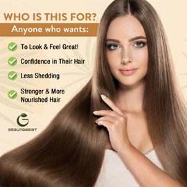Gesundgeist Saw Palmetto for Women Hair Loss - DHT Blocker with 5-in-1 Blend for Hair Growth, Skin & Nails, Urinary Wellness - Extra Strength Saw Palmetto Supplement - 180 Capsules