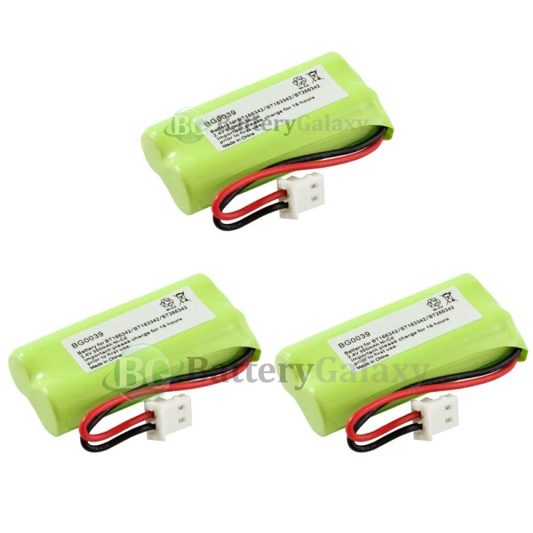 BatteryGalaxy 3 NEW OEM BG0039 BG039 Cordless Home Phone Rechargeable