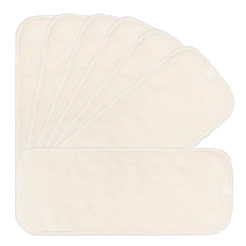 7 Pack Inserts with Snap - Reusable and Absorbent - Perfect for Any Diaper - Nora's Nursery