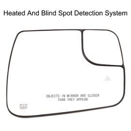 Passenger Side Mirror Replacement for 2019 2020 2021 2022 2023 Dodge Ram 1500 2500 with BSD Heated Right Side Mirror Glass Replacement for RAM 1500 2500