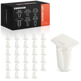 A-Premium 30PCS Nylon Door Trim & Scuff Plate Moulding Retainer Clips Compatible with Volkswagen Jetta 1985-2010, Passat 1990, Golf 1985-2007/2010, R32 2003 - For 10mm Hole