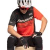 FASTHOUSE Classic Mercury Short Sleeve Jersey (Black/Red, X-Large)