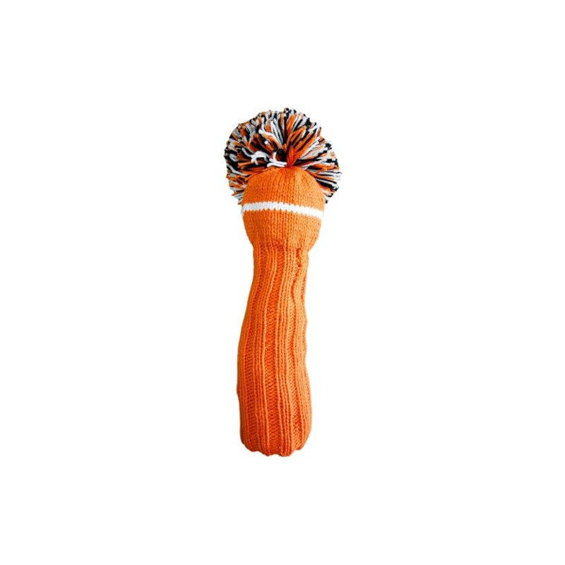 Jan Craig Handmade Driver Headcover 460cc Orange/White/Black