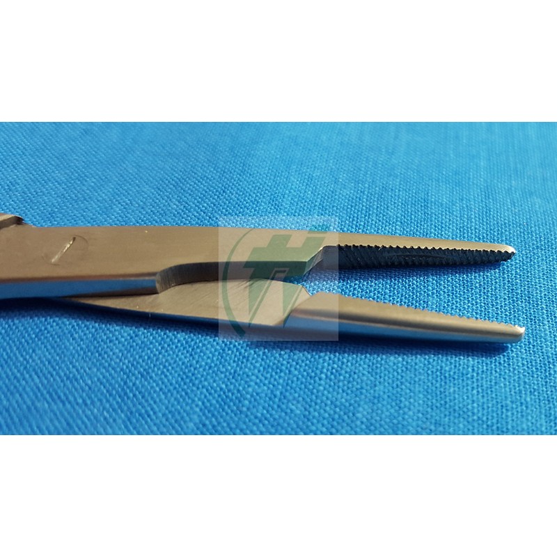 GOLD HANDLE OLSEN HEGAR NEEDLE HOLDER 5.5" (14 CM) (HTI