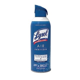 Lysol Air Sanitizer Spray, For Air Sanitization and Odor Elimination, White...