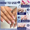 Uñas Postizas Cortas, 120 Piezas Tips Uña Acrilicasuñas postizas de