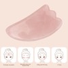 Scrapping Plate Pink Crystal Highly Polished Translucent Gua Sha Board